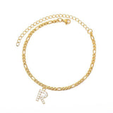 "Initials" Anklet - SophiaJewels