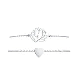 "Lotus-Heart" Bracelet - SophiaJewels