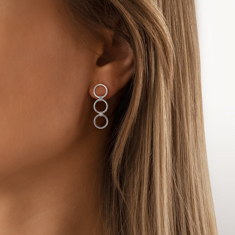 "String of Hoops" Earrings