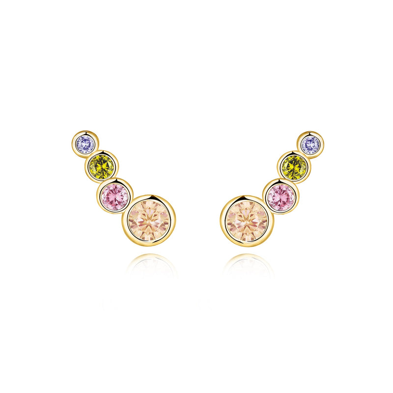 "Multicolour Circles" Earrings - SophiaJewels