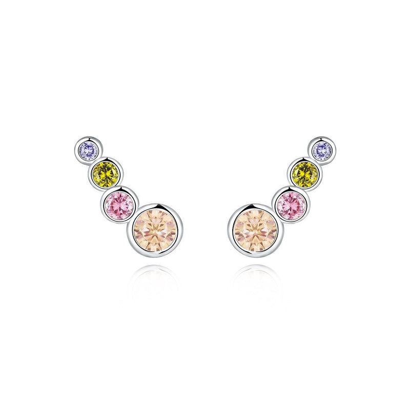 "Multicolour Circles" Earrings - SophiaJewels