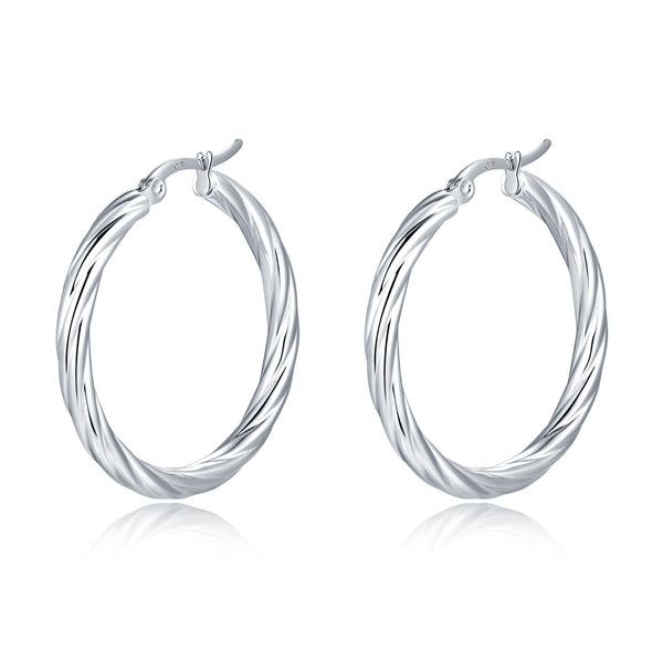 "Wire Hoops" Earrings - SophiaJewels