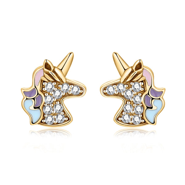 "Unicorn Glitter Colour" Earrings - SophiaJewels