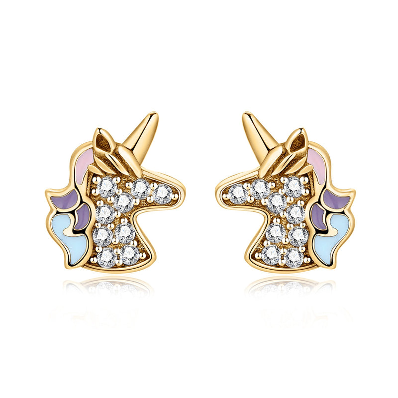 "Unicorn Glitter Colour" Earrings - SophiaJewels