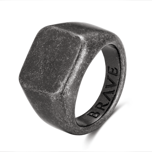 "Square Stone" BRAVE Men's Ring - SophiaJewels