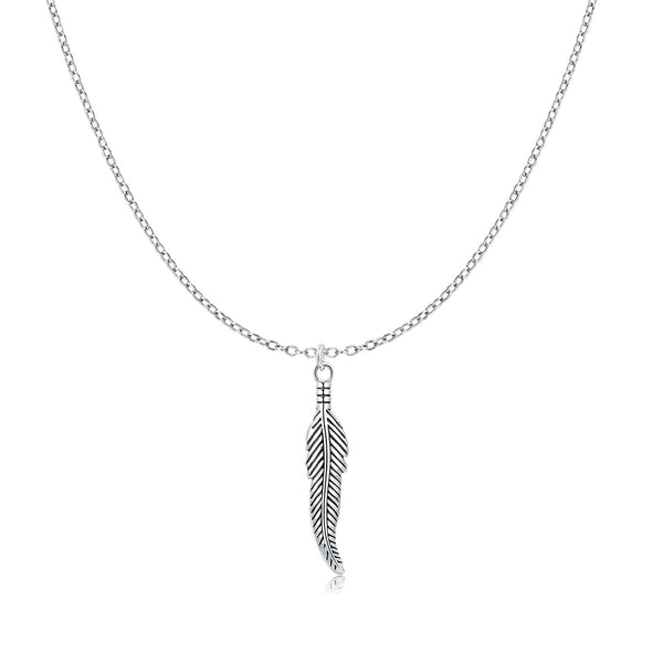 "Feather" BRAVE Men's Necklace - SophiaJewels