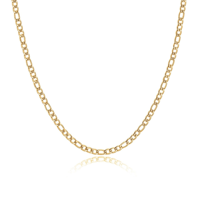 "Figaro Simple" Chain Necklace - SophiaJewels