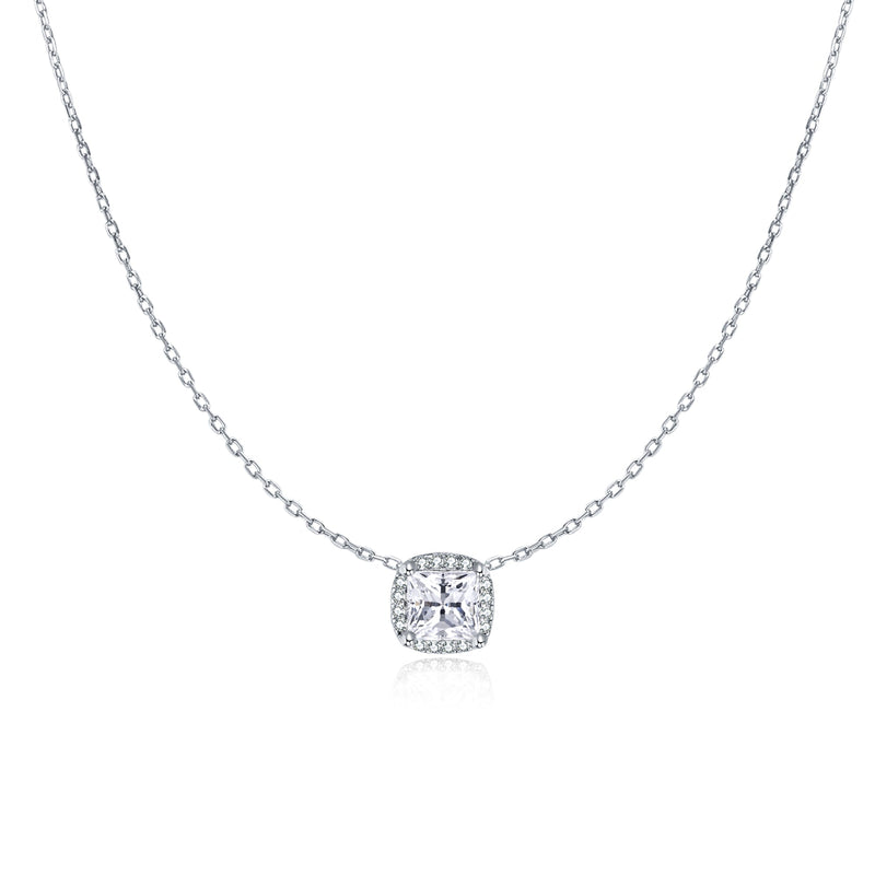 "Square Zirconia" Necklace - SophiaJewels