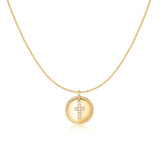 "Medal Cross" Necklace - SophiaJewels