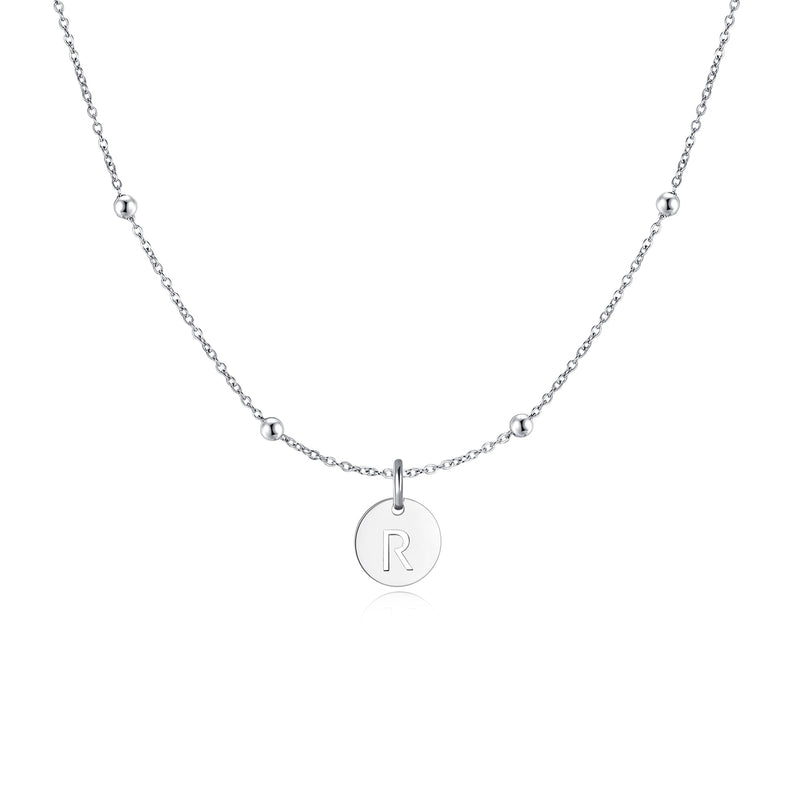 "Initial Circle" Necklace - SophiaJewels