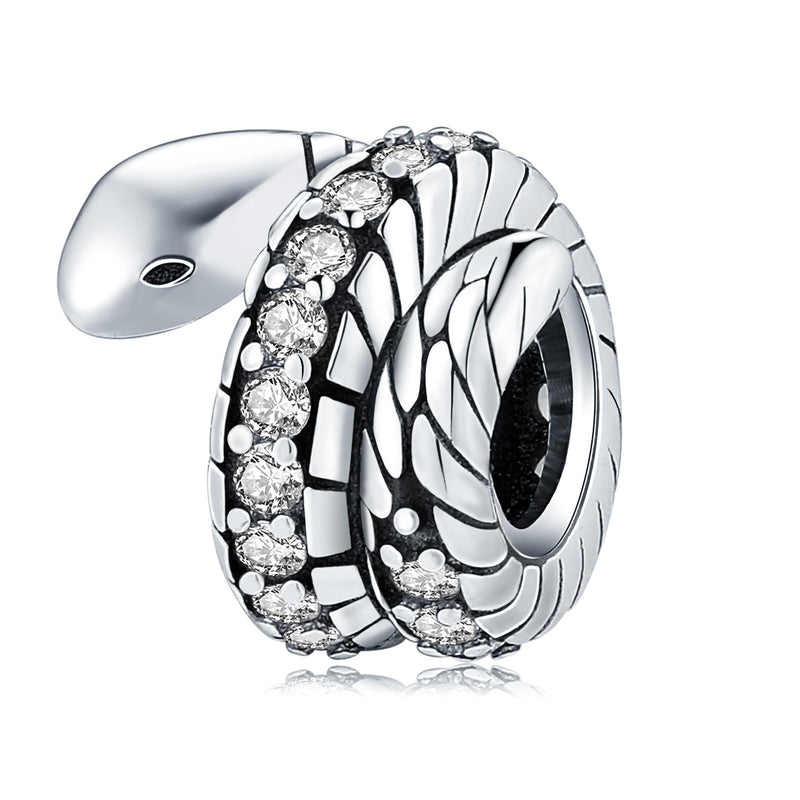 "Zirconia Snake" Bead - SophiaJewels