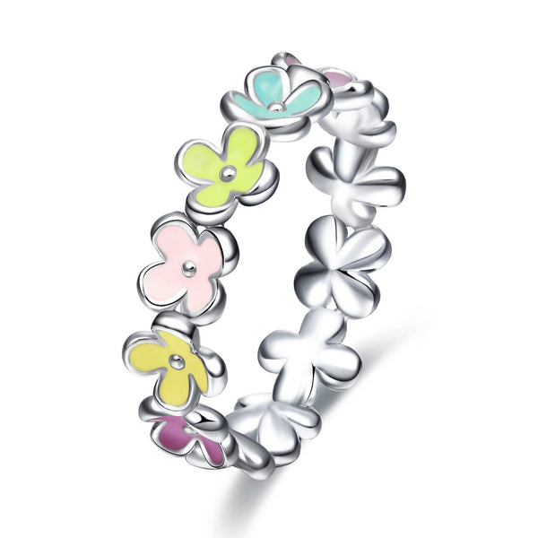 "Colorful Flowers" Ring - SophiaJewels