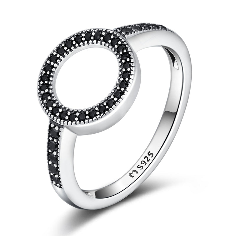 "Black Ring Hollow" Ring - SophiaJewels