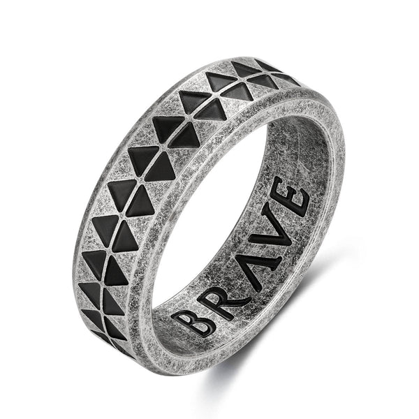 "Tribal" BRAVE Men's Ring - SophiaJewels