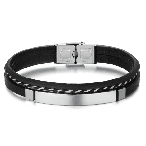 "Lord" BRAVE Men's Bracelet  - Customizable Text - SophiaJewels