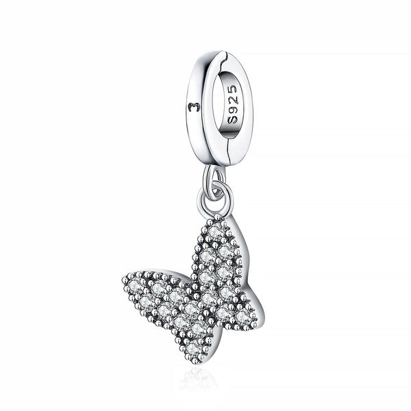 "Shimmering Butterfly" Charm - SophiaJewels