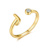 "Top Letter" Ring - SophiaJewels