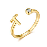 "Top Letter" Ring - SophiaJewels