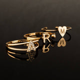 "Golden Initials" Ring - SophiaJewels