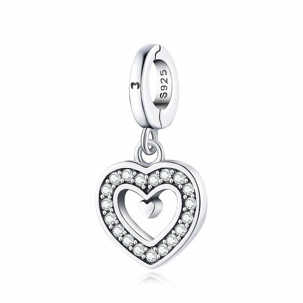 "Shining Heart" Charm - SophiaJewels