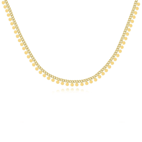 "Decorative" Necklace ~ Gold, Silver - SophiaJewels