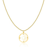 "Wind Rose" Necklace ~ Gold/Rose Gold/Silver - SophiaJewels