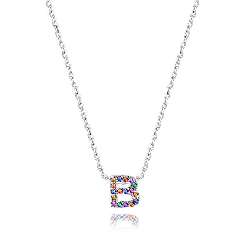 "Shinny Initial" Necklace - SophiaJewels