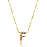 "Shinny Initial" Necklace - SophiaJewels