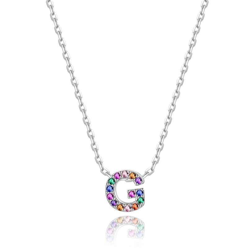 "Shinny Initial" Necklace - SophiaJewels