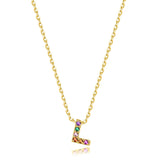 "Shinny Initial" Necklace - SophiaJewels