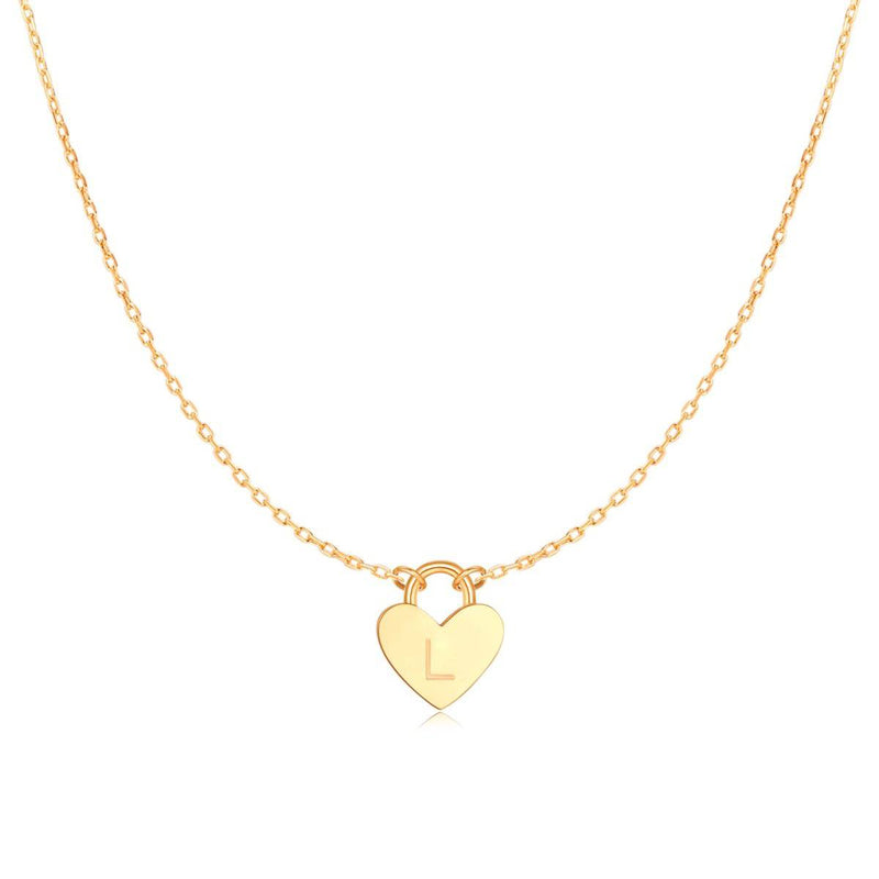 "Initial Heart" Necklace - SophiaJewels