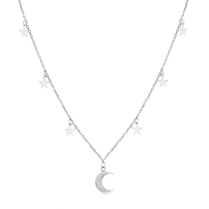 "Starry Moon" Necklace - SophiaJewels