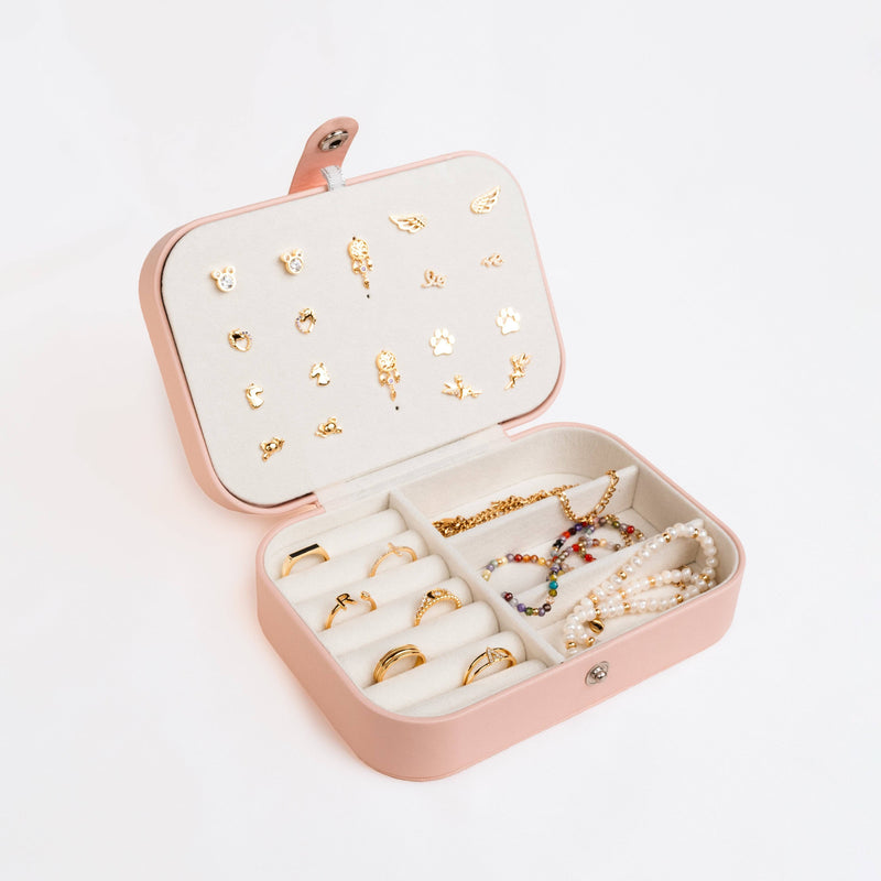 "Le Petit" Jewelry Box ~ Rose/White - SophiaJewels