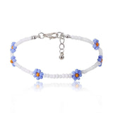 "Little Flowers" Anklet ~ Multicolour - SophiaJewels