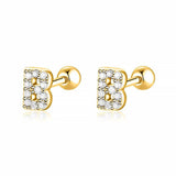 "White Letters" Earring - SophiaJewels