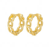 "Hoop-Chain" Earrings - SophiaJewels