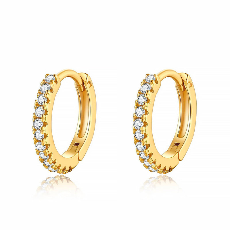 "Zirconia Hoops" Earrings - SophiaJewels