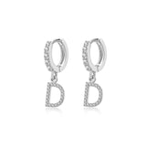 "Initial Hoops" Earrings - SophiaJewels