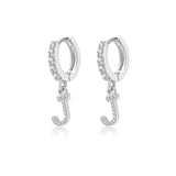 "Initial Hoops" Earrings - SophiaJewels