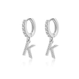 "Initial Hoops" Earrings - SophiaJewels