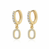 "Initial Hoops" Earrings - SophiaJewels