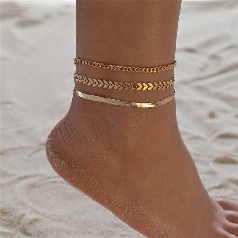 "Cleopatra 4MM" Anklet - SophiaJewels