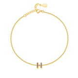 "Initial" Anklet ~ Gold - SophiaJewels