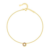 "Initial" Anklet ~ Gold - SophiaJewels