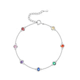 "Rainbow" Anklet - SophiaJewels