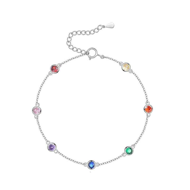 "Rainbow" Anklet - SophiaJewels