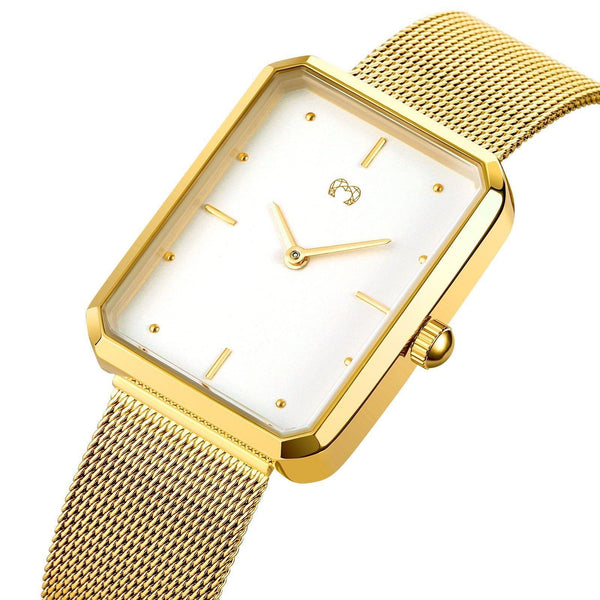 "Kapten" Watch ~ GoldWhite - SophiaJewels