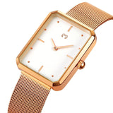 "Kapten" Watch ~ RoseWhite - SophiaJewels