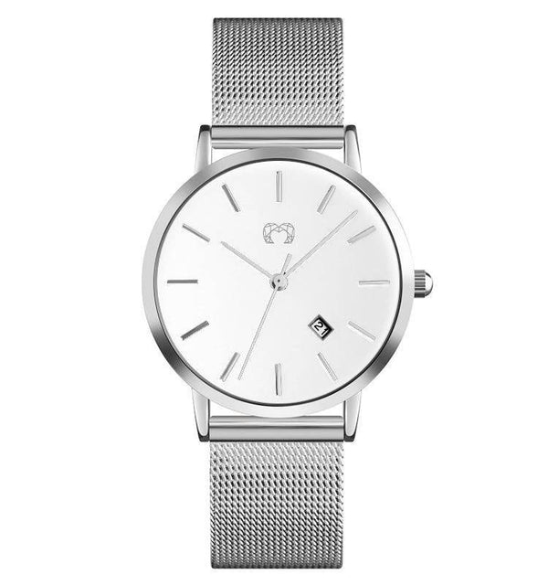 "Sophia Jewels" Watch ~ SilverWhite - SophiaJewels