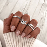 "Inverted Hearts" Ring - SophiaJewels